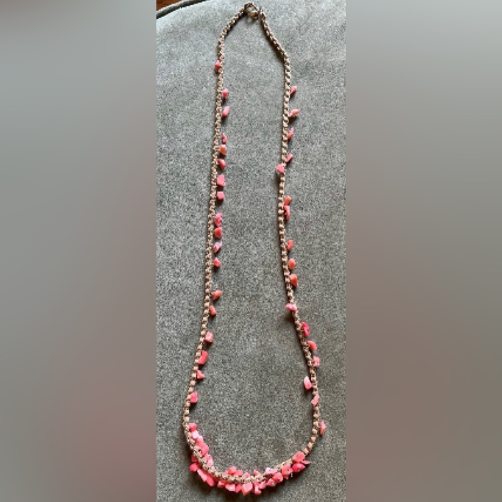 Coral Beaded Necklace